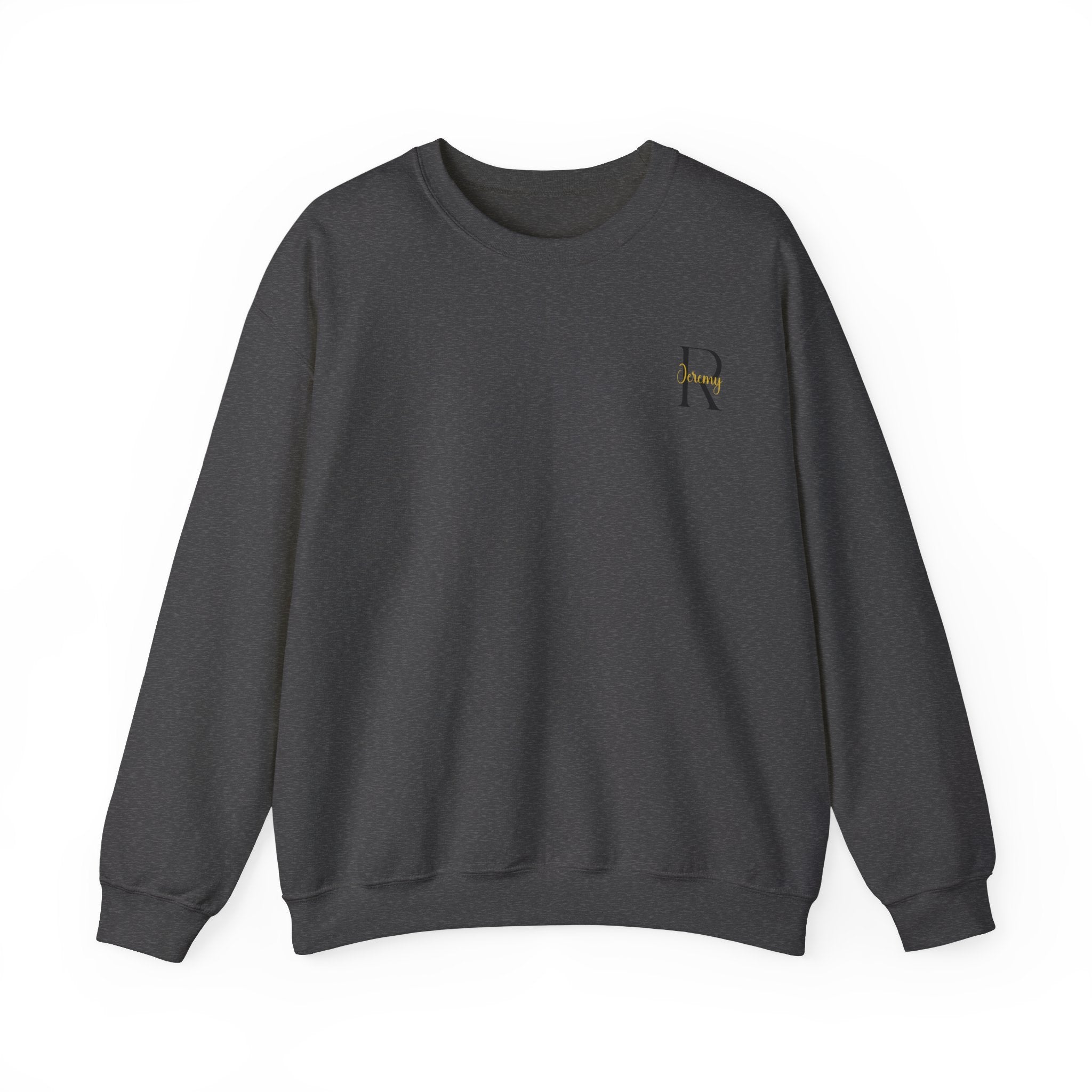 Monogrammed Love: Unisex Crewneck Sweatshirt - MrsClutterWorth