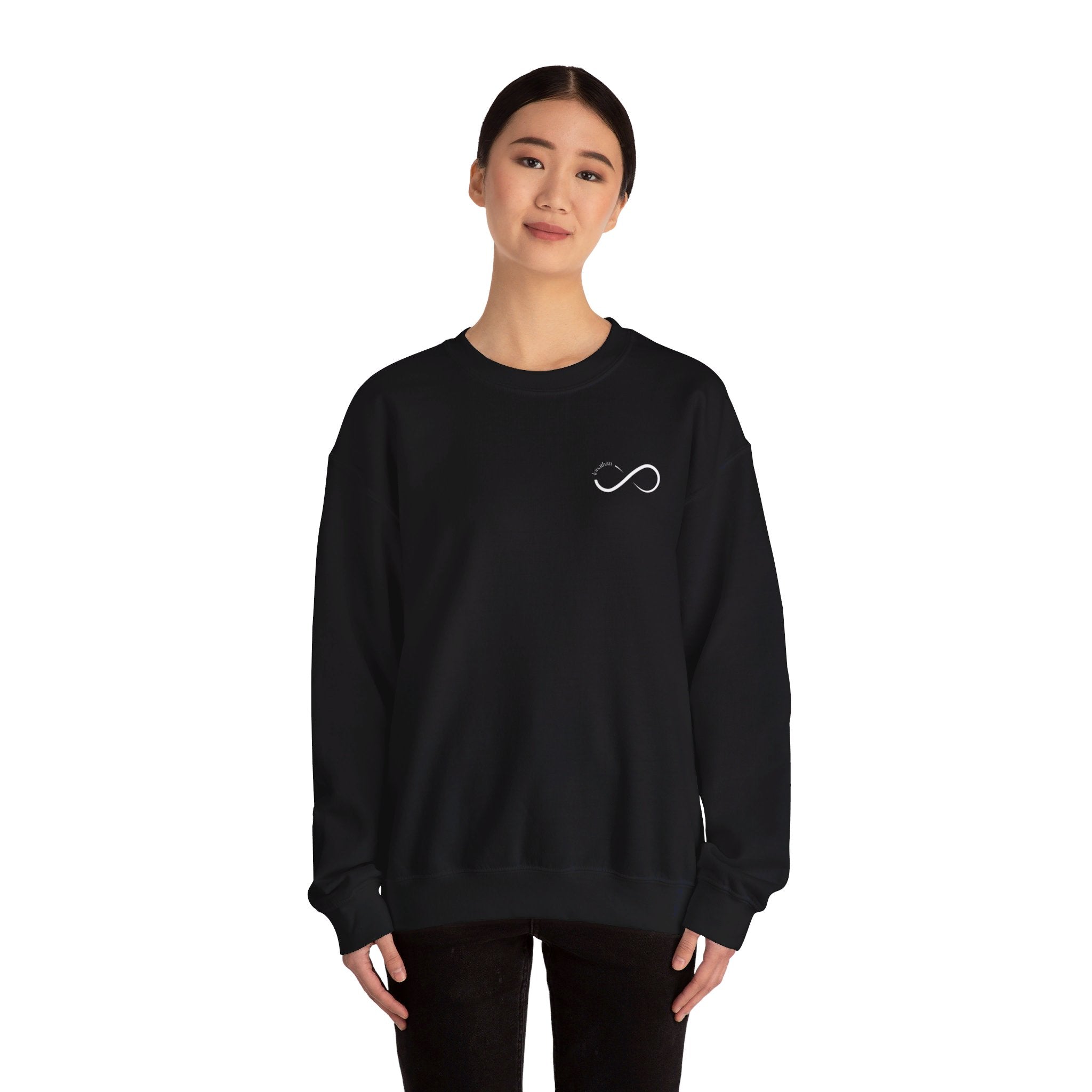 Love you to Infinity: Unisex Crewneck Sweatshirt - MrsClutterWorth