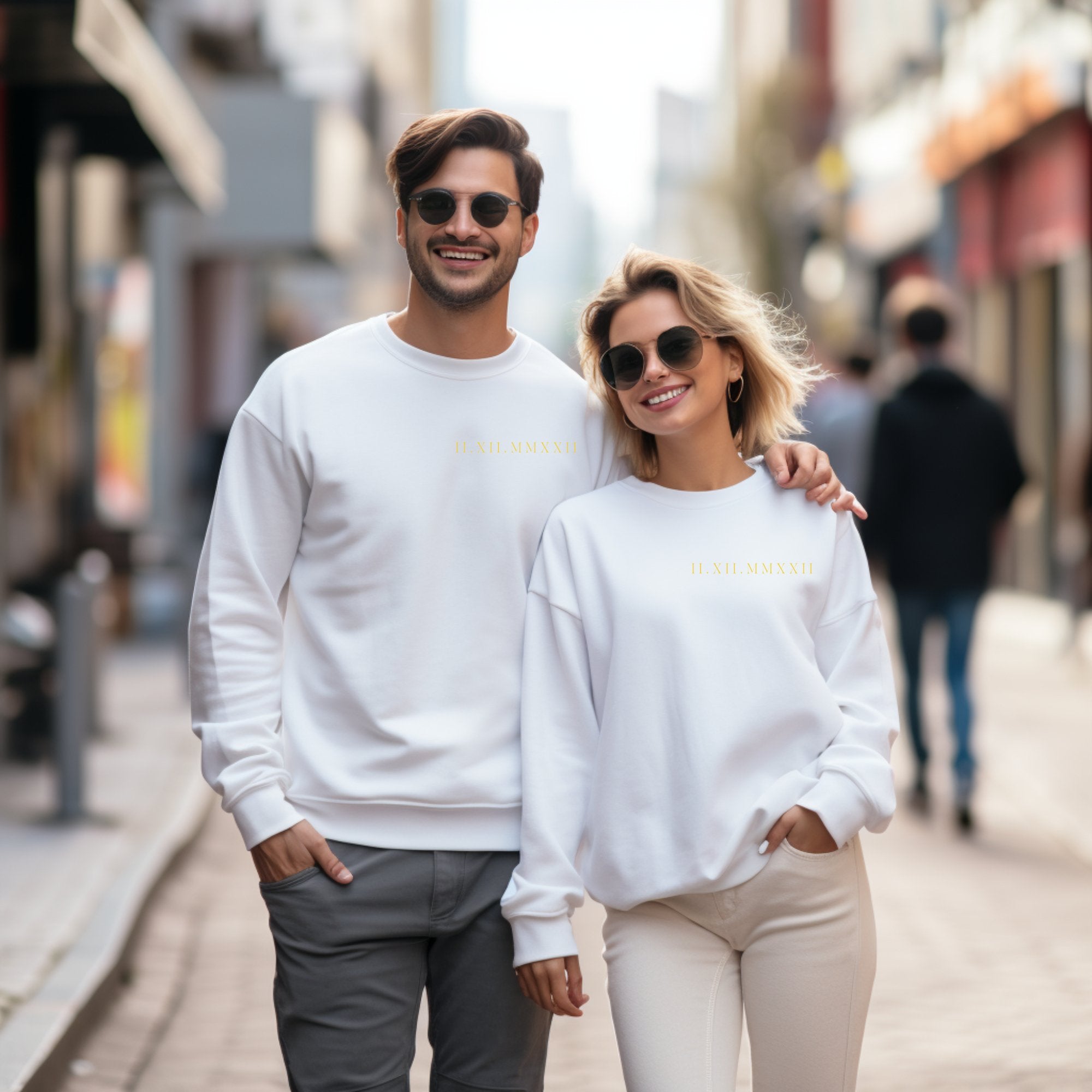 Our Love Story: Unisex Crewneck Sweatshirt