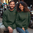Load image into Gallery viewer, Monogrammed Love: Unisex Crewneck Sweatshirt - MrsClutterWorth
