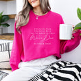Load image into Gallery viewer, Bundle of Joy Pregnancy Reveal Unisex Crewneck Sweatshirt - MrsClutterWorth
