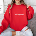 Load image into Gallery viewer, Fashionably Late: Unisex Crewneck Sweatshirt - MrsClutterWorth
